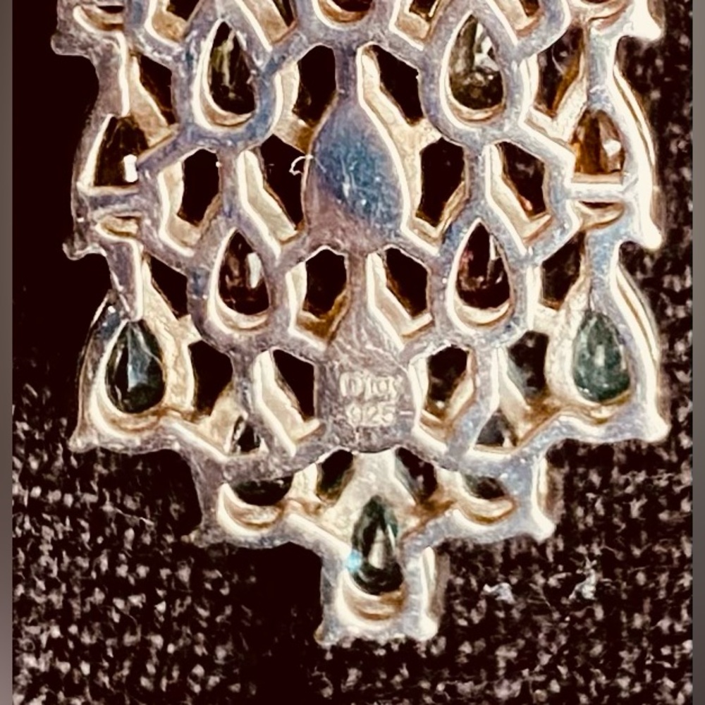 AAA Multi-Tourmaline,Necklace Platinum Over Sterling Silver, 18 Inches 19.20 CWT - Picture 7 of 16